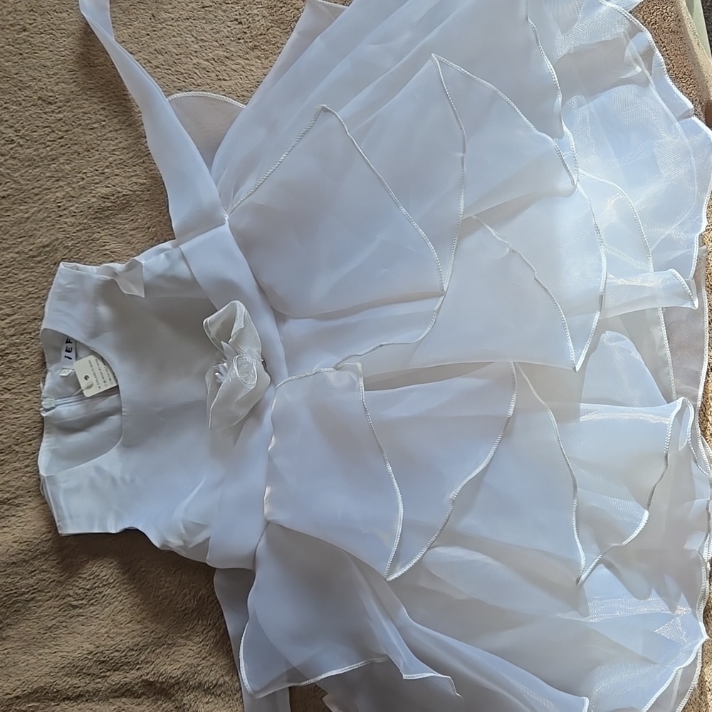 White dress for child